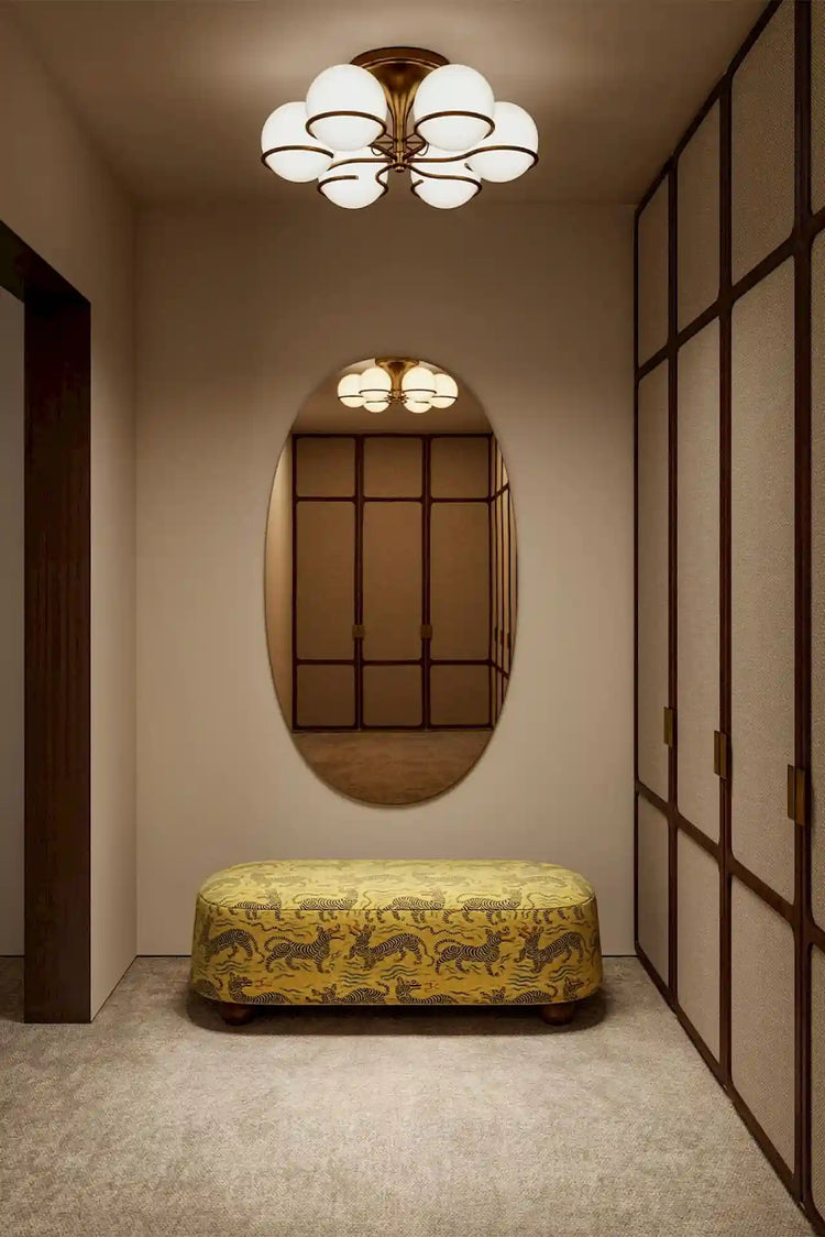 Miroir oval