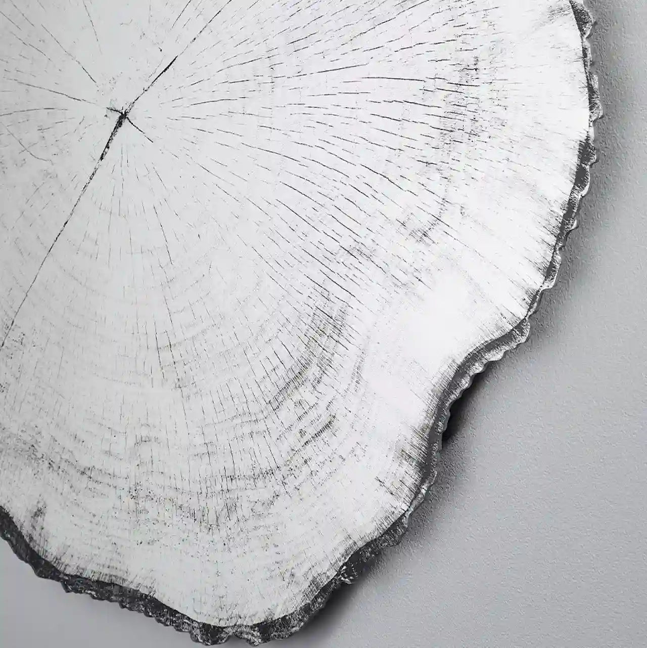 Miroir original détail sérigraphie noire artisanale