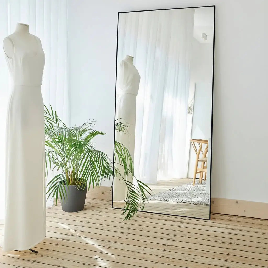Miroir XXL mural rectangulaire pour salle de bain design