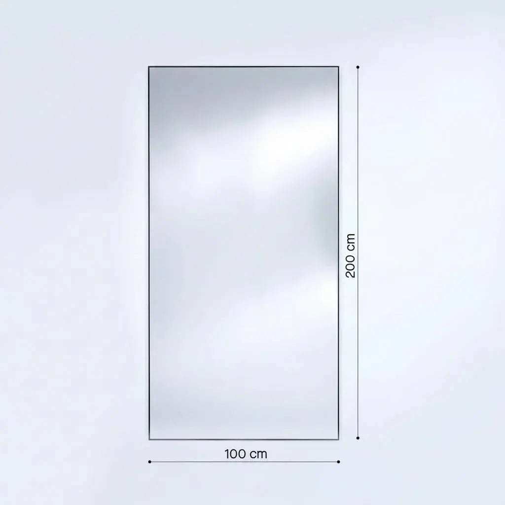 Miroir XXL mural salle de bain contemporaine
