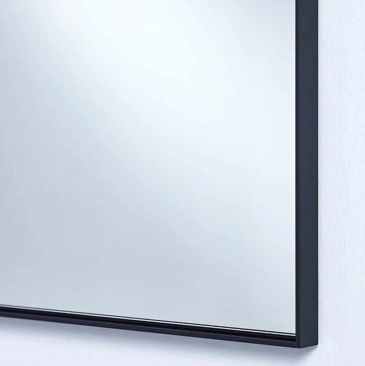 Miroir XXL mural système suspension accessoires montage